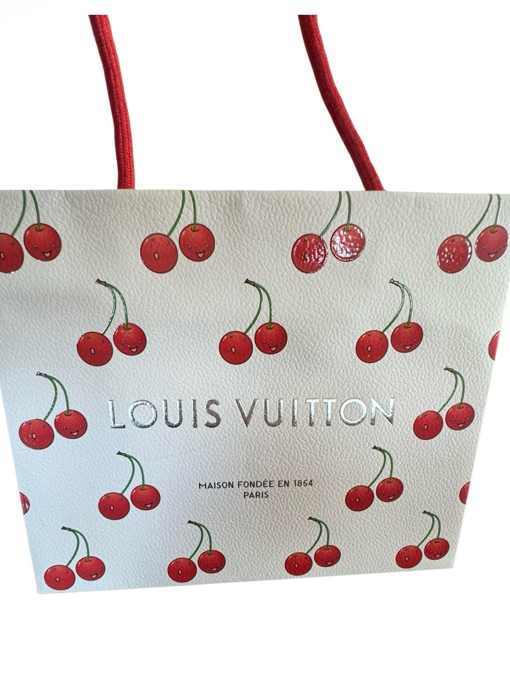 Authentic Louis Vuitton Paper Bag Murakami Cherries